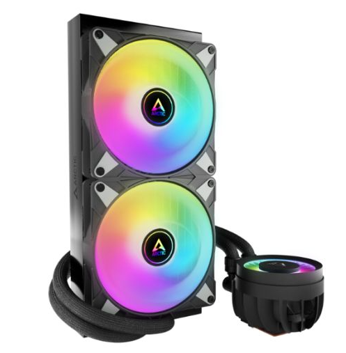 Arctic Liquid Freezer III A-RGB 280mm Liquid CPU Cooler, P14 PWM PST ARGB Fans & ARGB PWM Controlled Pump, Black