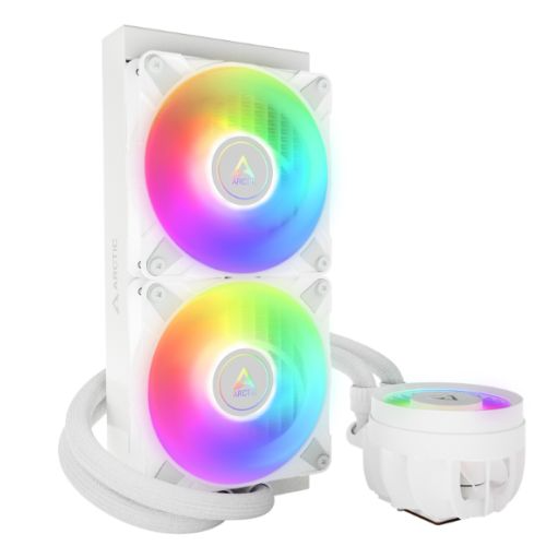 Arctic Liquid Freezer III A-RGB 240mm Liquid CPU Cooler, P12 PWM PST ARGB Fans & ARGB PWM Controlled Pump, White