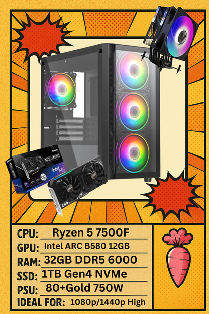 Lucid - Best Value AM5 Gaming PC – 1080p & 1440p High Settings Monster