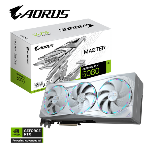 AORUS RTX 5080 16GB MASTER ICE 16G