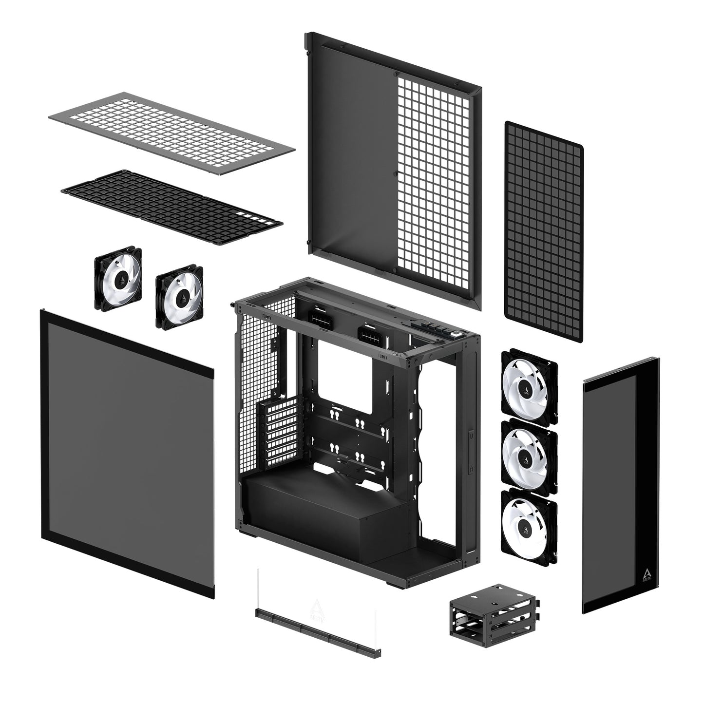 Arctic Xtender PC Case - Black