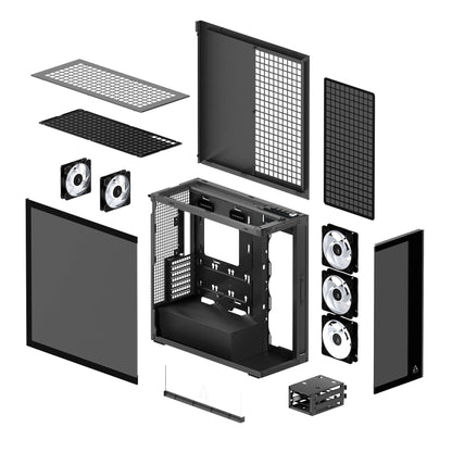Arctic Xtender PC Case - Black