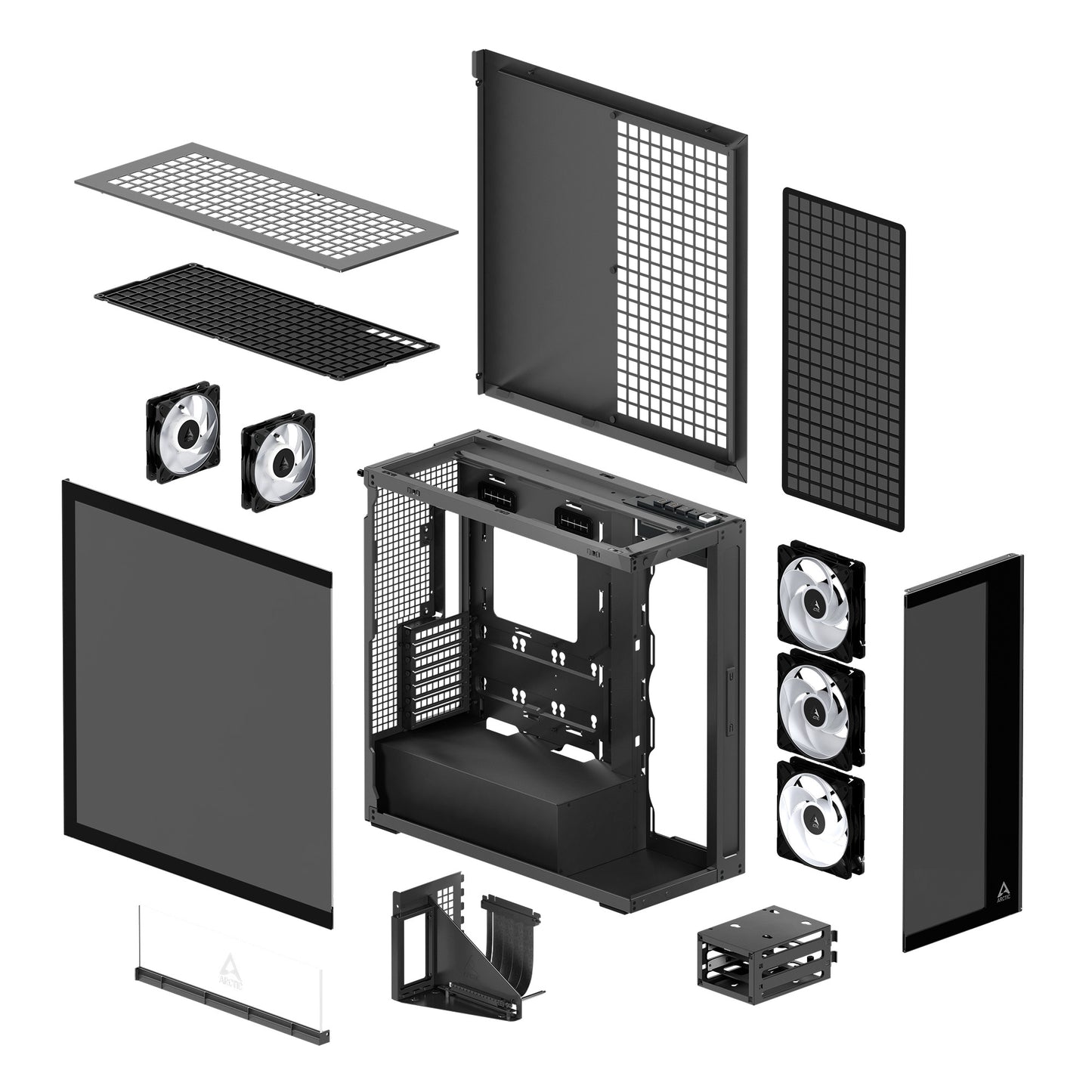 Arctic Xtender VG PC Case - Black