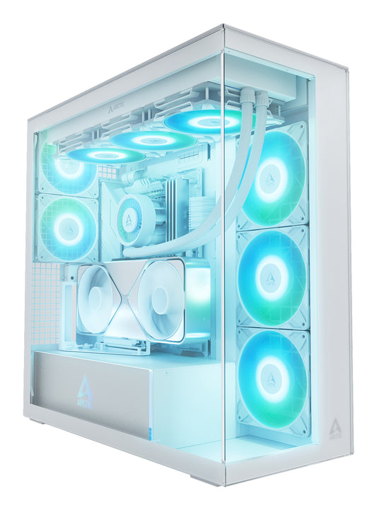 Arctic Xtender VG PC Case - White RGB Airflow Chassis