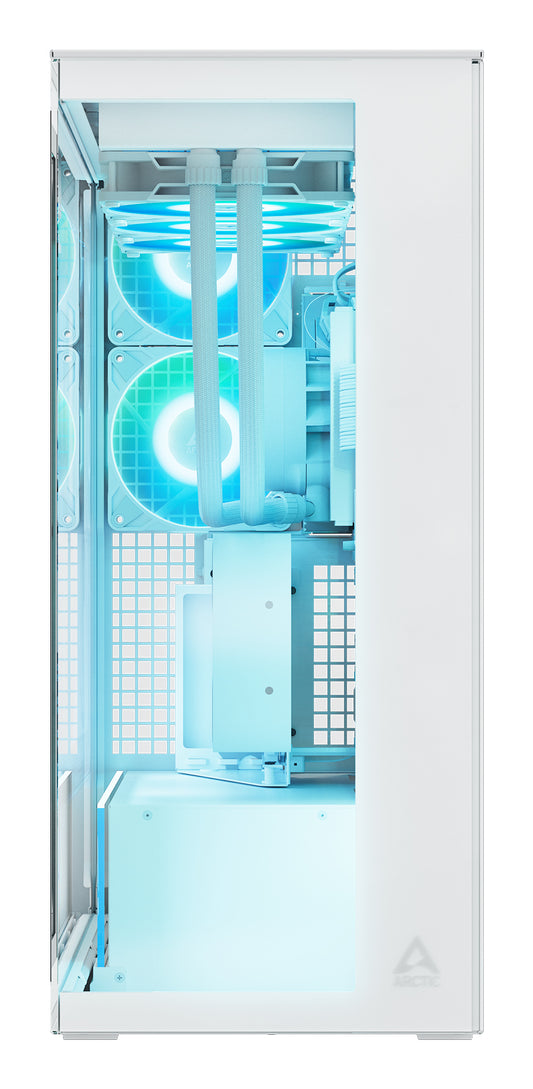 Arctic Xtender VG PC Case - White RGB Airflow Chassis