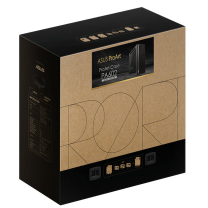 Asus ProArt PA602 Tempered Glass Airflow PC Case - Wood Edition