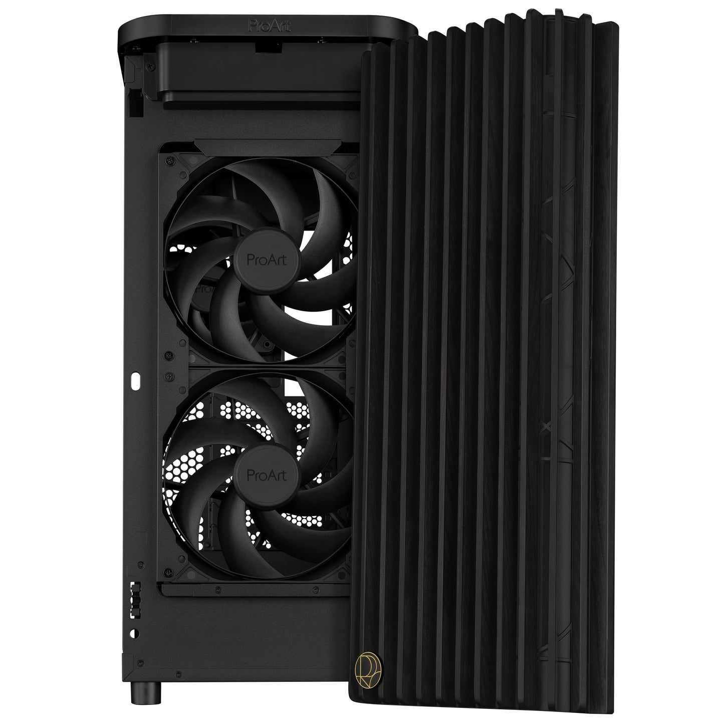 Asus ProArt PA602 Wood PC Case - Black Mid-Tower Chassis
