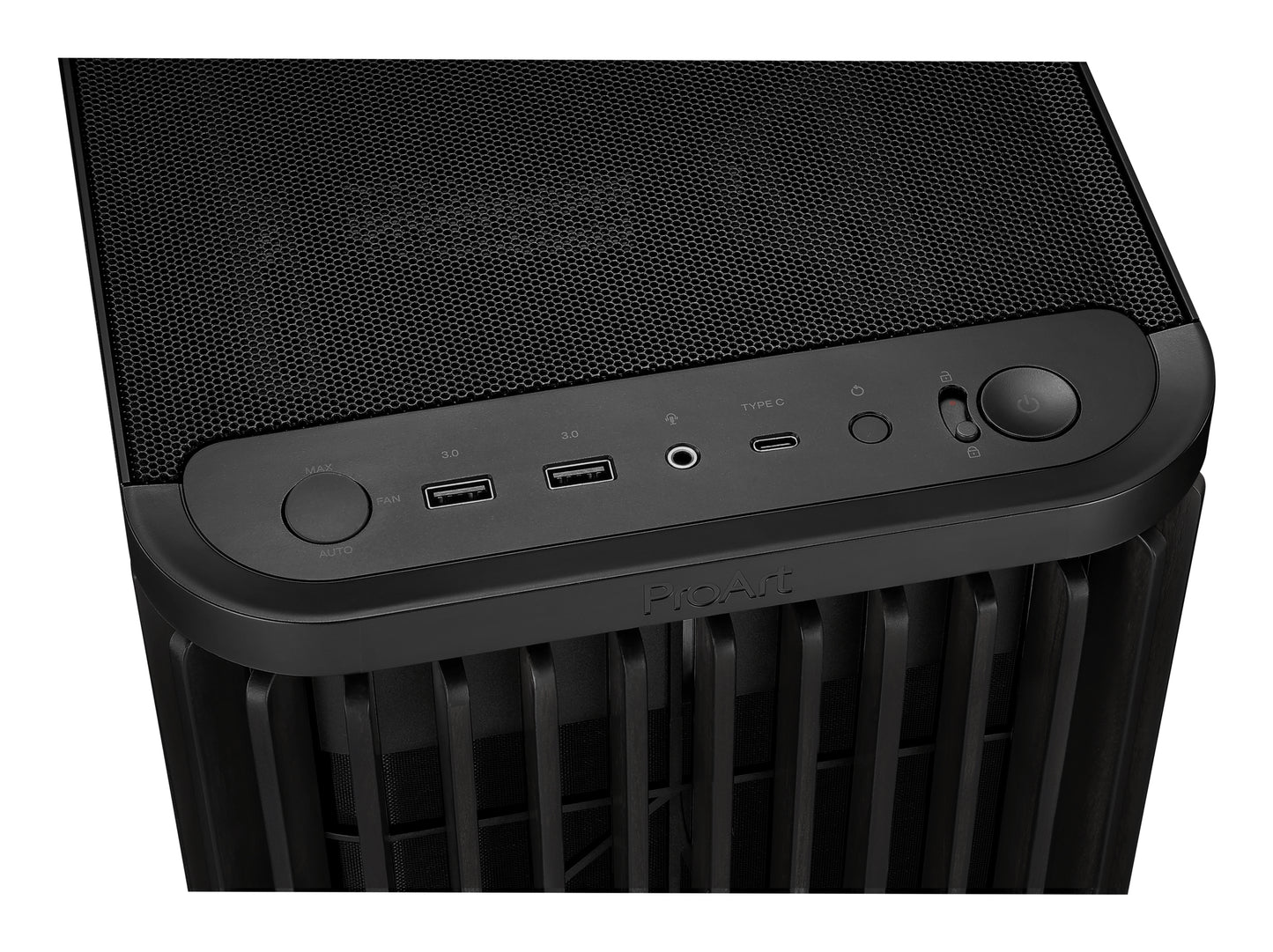 Asus ProArt PA602 Wood PC Case - Black Mid-Tower Chassis