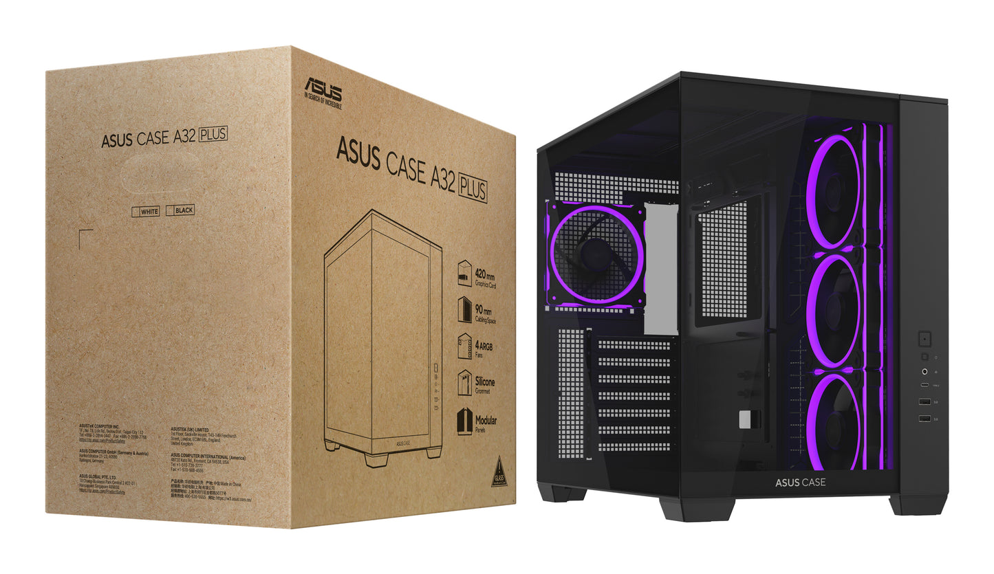 Asus A32 Plus ARGB Dual-Chamber PC Case