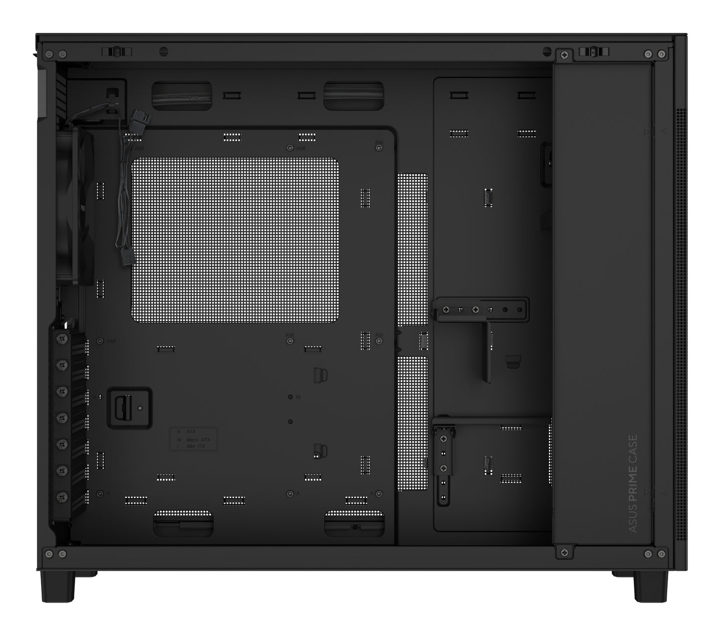 Prime AP303 Tempered Glass PC Case - Airflow Design