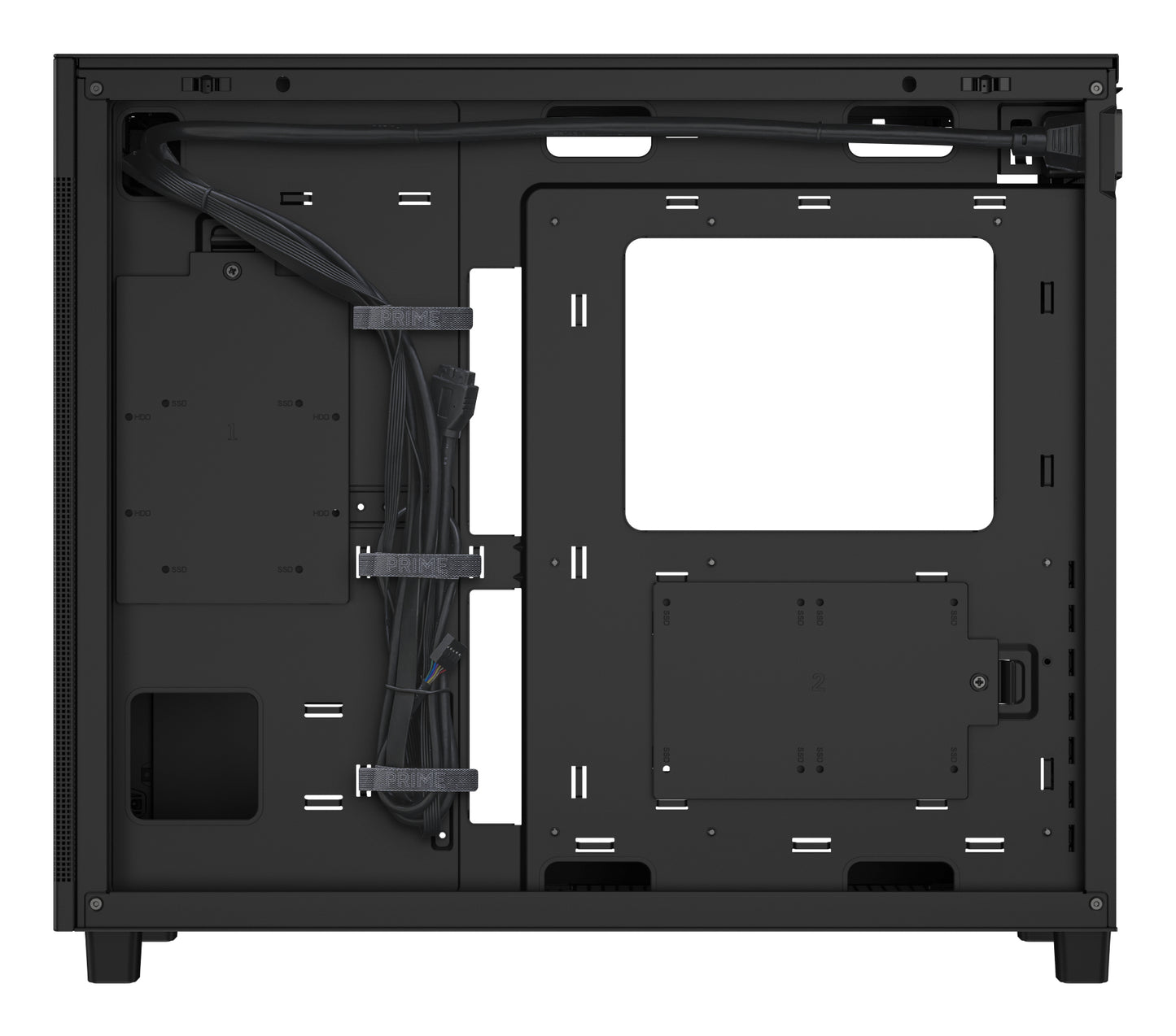 Prime AP303 Tempered Glass PC Case - Airflow Design