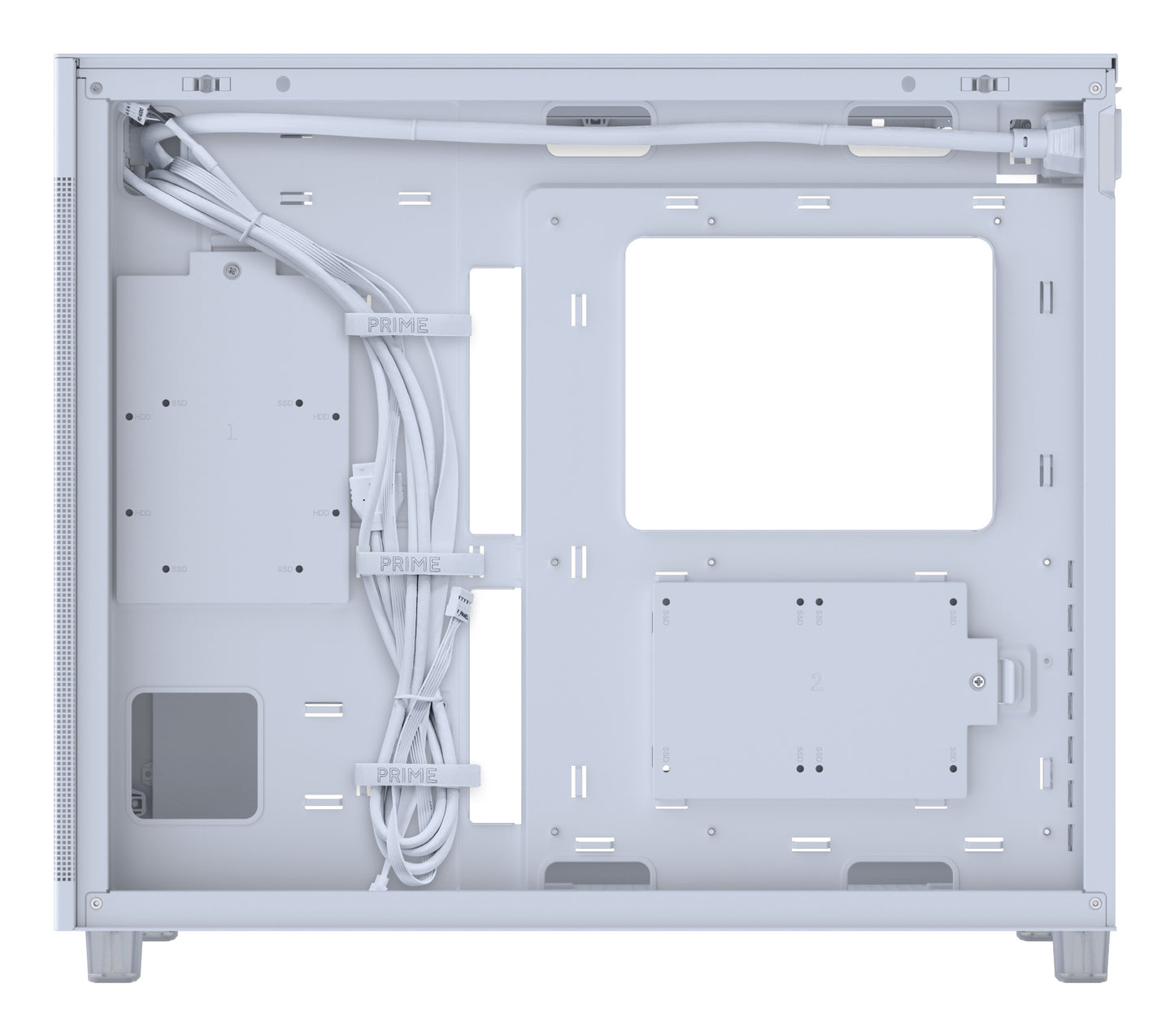 Hyte Prime AP303 Tempered Glass PC Case - White