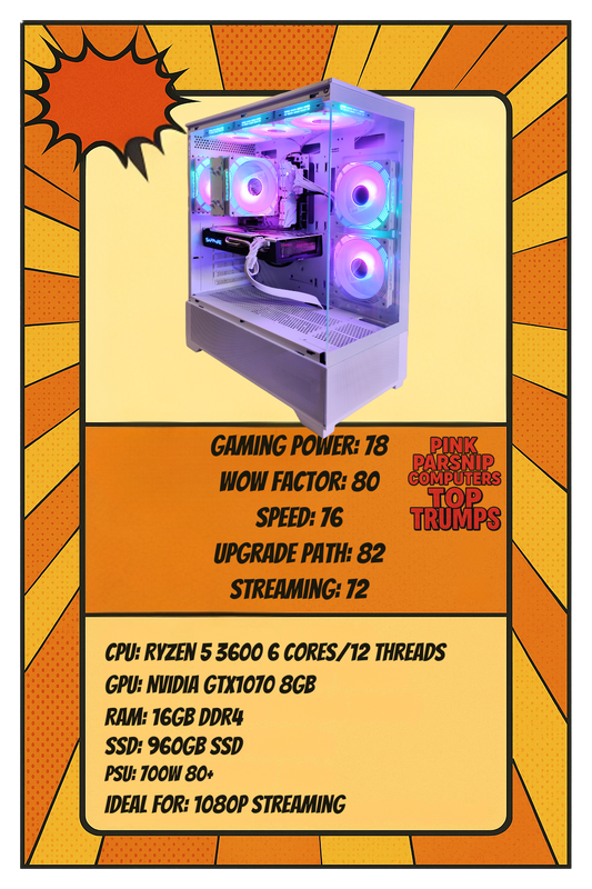 The Apex  — Ryzen 5 | GTX 1070 Gaming & Streaming PC