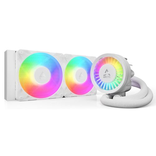 ARCTIC Liquid Freezer III A-RGB 240mm Liquid CPU Cooler, P12 PWM PST ARGB Fans & ARGB PWM Controlled Pump, White