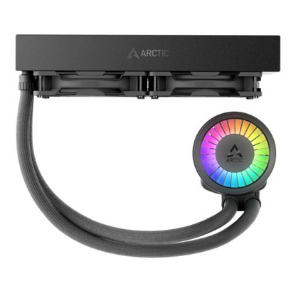 ARCTIC Liquid Freezer III A-RGB 240mm Liquid CPU Cooler, P12 PWM PST ARGB Fans & ARGB PWM Controlled Pump, Black