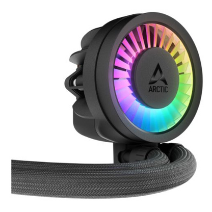 ARCTIC Liquid Freezer III A-RGB 240mm Liquid CPU Cooler, P12 PWM PST ARGB Fans & ARGB PWM Controlled Pump, Black