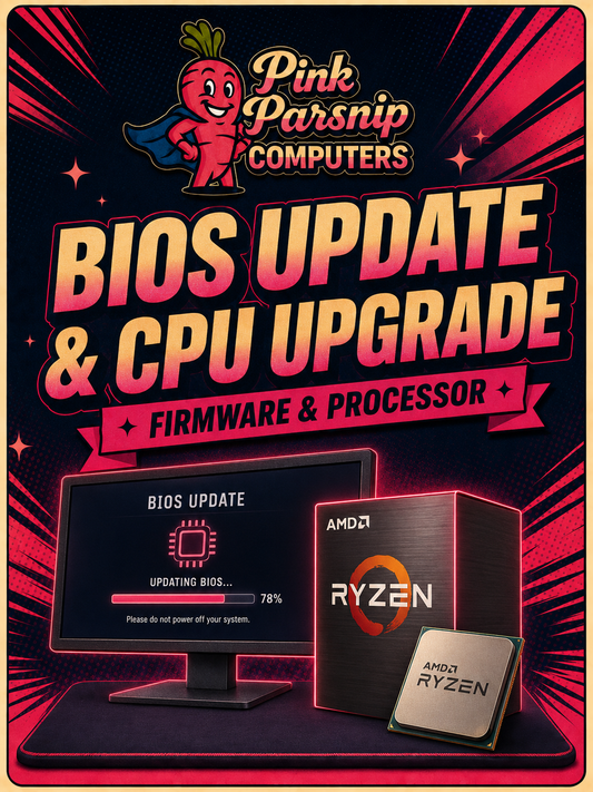 BIOS Upgrade + CPU Change & Cooler Install