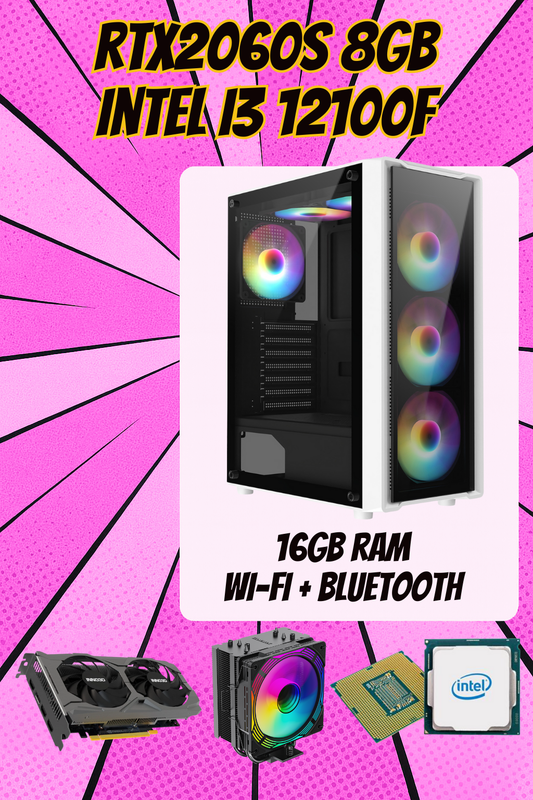 Blade RTX Gaming PC - Intel i3 • RTX 2060 Super • 16GB RAM • 1TB NVMe