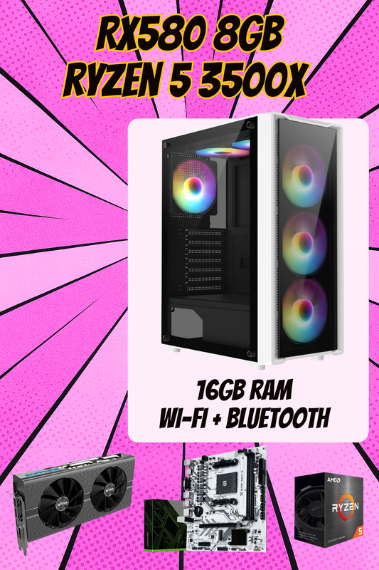 BLADE Bargain Refurb Gaming PC – Ryzen 5 | RX 8GB | 16GB RAM | 1080p Esports Ready