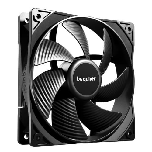 Be Quiet! BL104 Pure Wings 3 120mm Case Fan, Rifle Bearing, Black, 1600 RPM, Ultra Quiet
