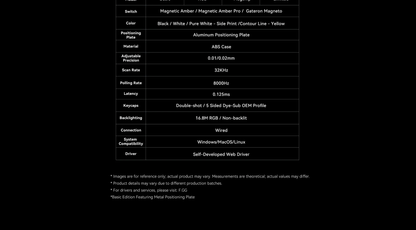 MADLIONS MAD60HE Magnetic Gaming Keyboard RGB 8000Hz Rapid Trigger Keyboard