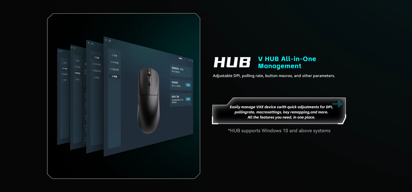 VXE RI Pro max Wireless Gaming Mouse 43g VX 8KHz Ultra Lightweight Mouse