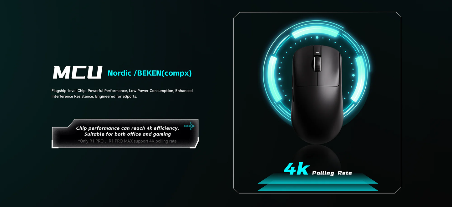 VXE RI Pro max Wireless Gaming Mouse 43g VX 8KHz Ultra Lightweight Mouse