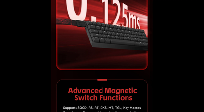 MADLIONS MAD60HE Magnetic Gaming Keyboard RGB 8000Hz Rapid Trigger Keyboard