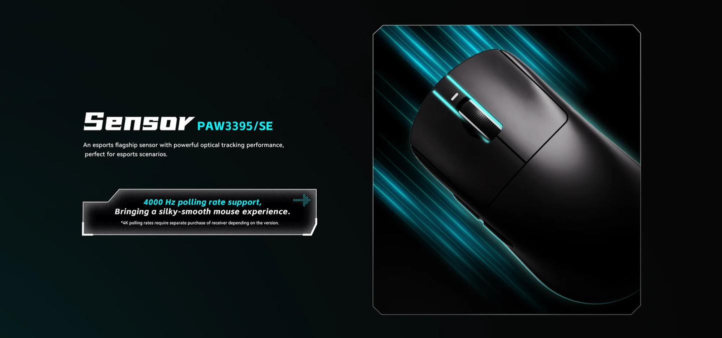 VXE RI Pro max Wireless Gaming Mouse 43g VX 8KHz Ultra Lightweight Mouse