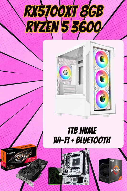 ECLIPSE Bargain Boost Pro Gaming PC – Ryzen 5 3600X | RX 5700 XT 8GB | 16GB RAM | 1080p & 1440p Ready