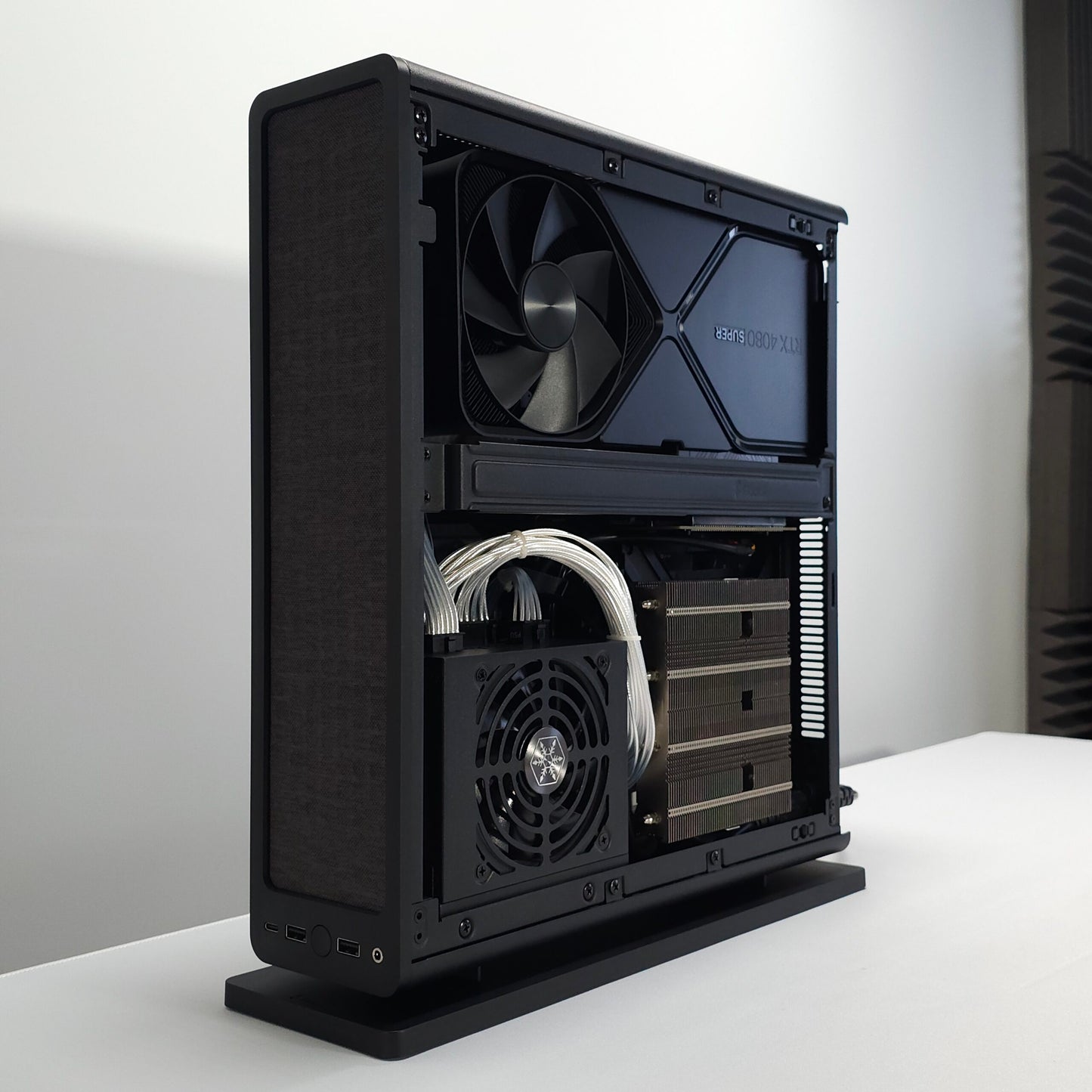 Fractal Design Ridge Black SFF Console PC Case - Airflow Focus