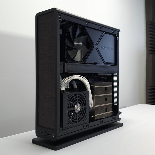 Fractal Design Ridge Black SFF Console PC Case - Airflow Focus
