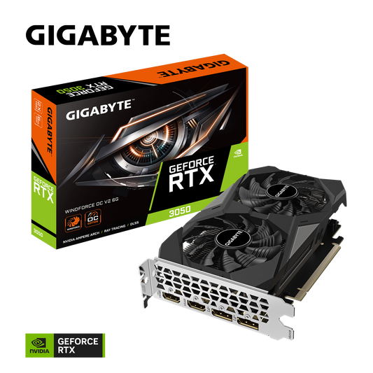 GIGABYTE RTX 3050 6GB WINDFORCE OC V2