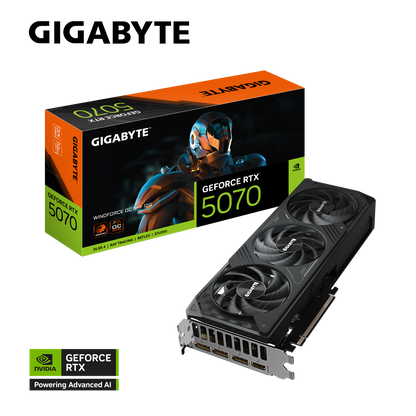 GIGABYTE RTX 5070 12GB WINDFORCE OC