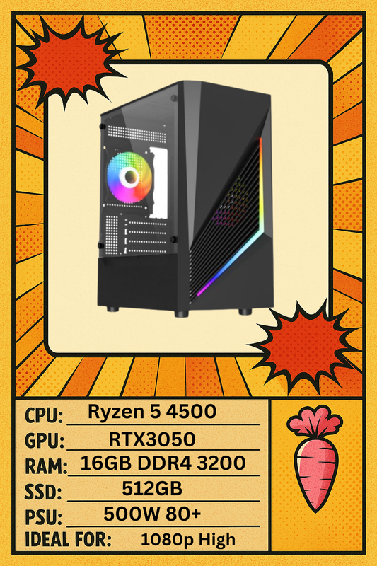 Genesis Gaming PC – Your Perfect Entry into PC Gaming! Ryzen 5 and RTX3050