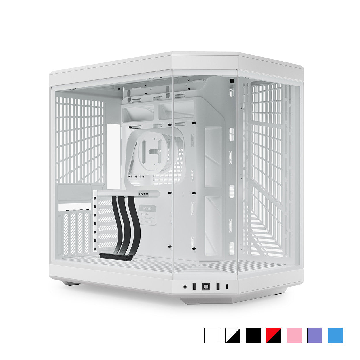 HYTE Y70 MID TOWER CASE WHITE