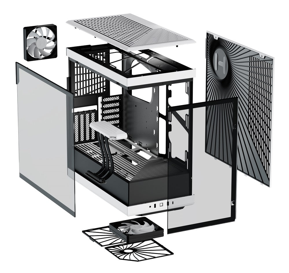 HYTE Y40 Mid-Tower ATX Case - White