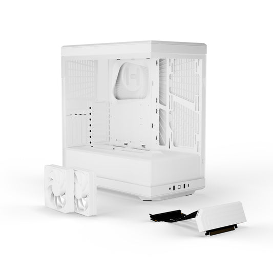HYTE Y40 Mid-Tower ATX Case - Snow White