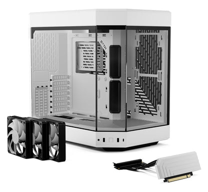 HYTE Y60 Dual Chamber Mid-Tower ATX Case - Snow White