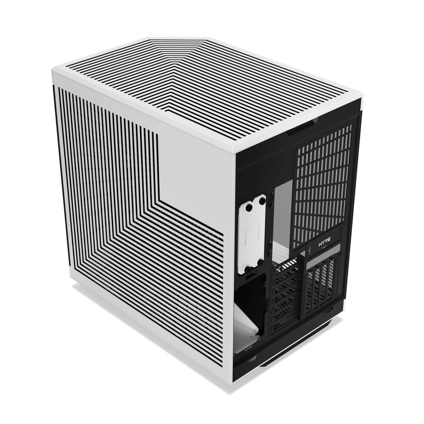 HYTE Y70 Dual Chamber Mid-Tower ATX Case - White/Black