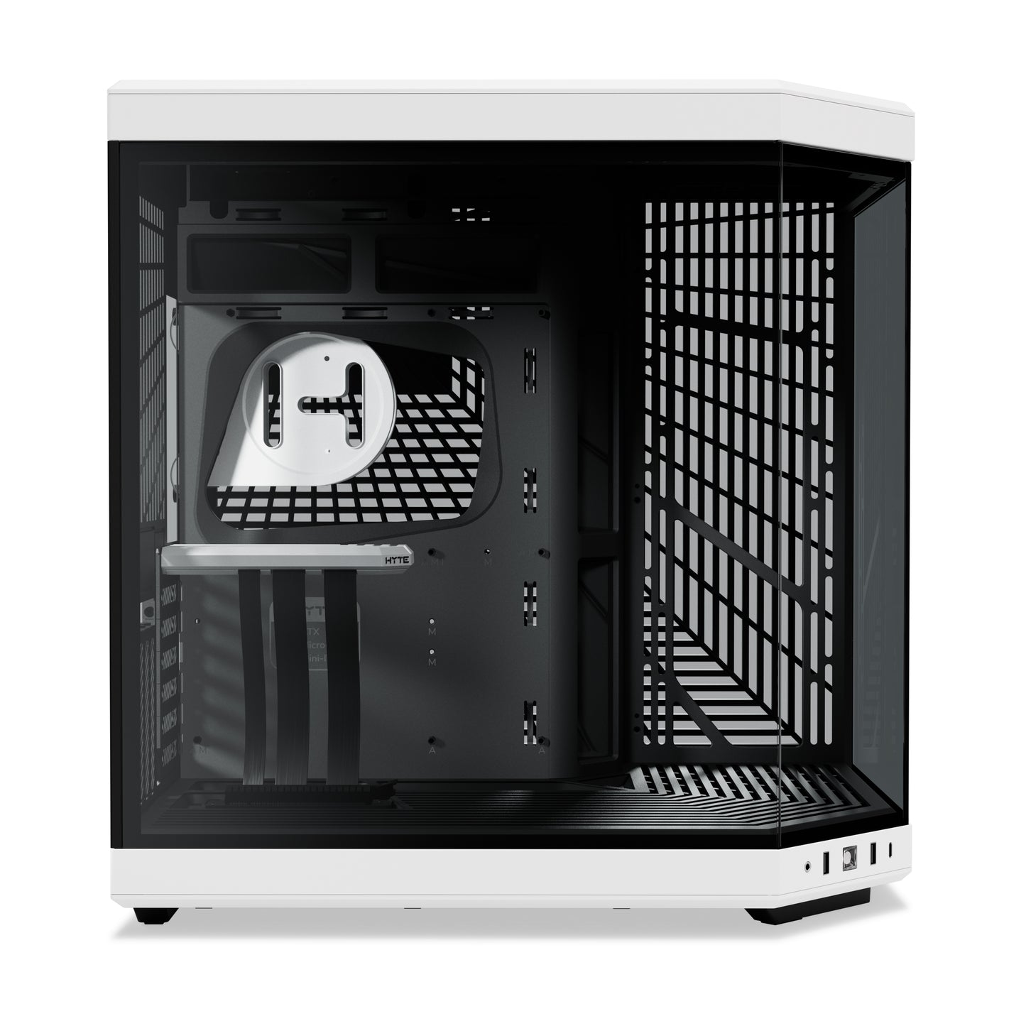 HYTE Y70 Dual Chamber Mid-Tower ATX Case - White/Black