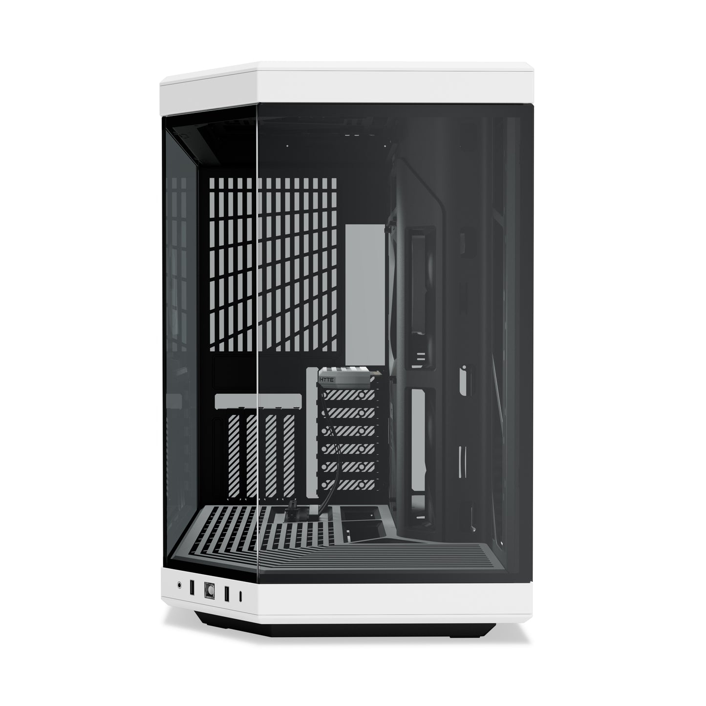 HYTE Y70 Dual Chamber Mid-Tower ATX Case - White/Black