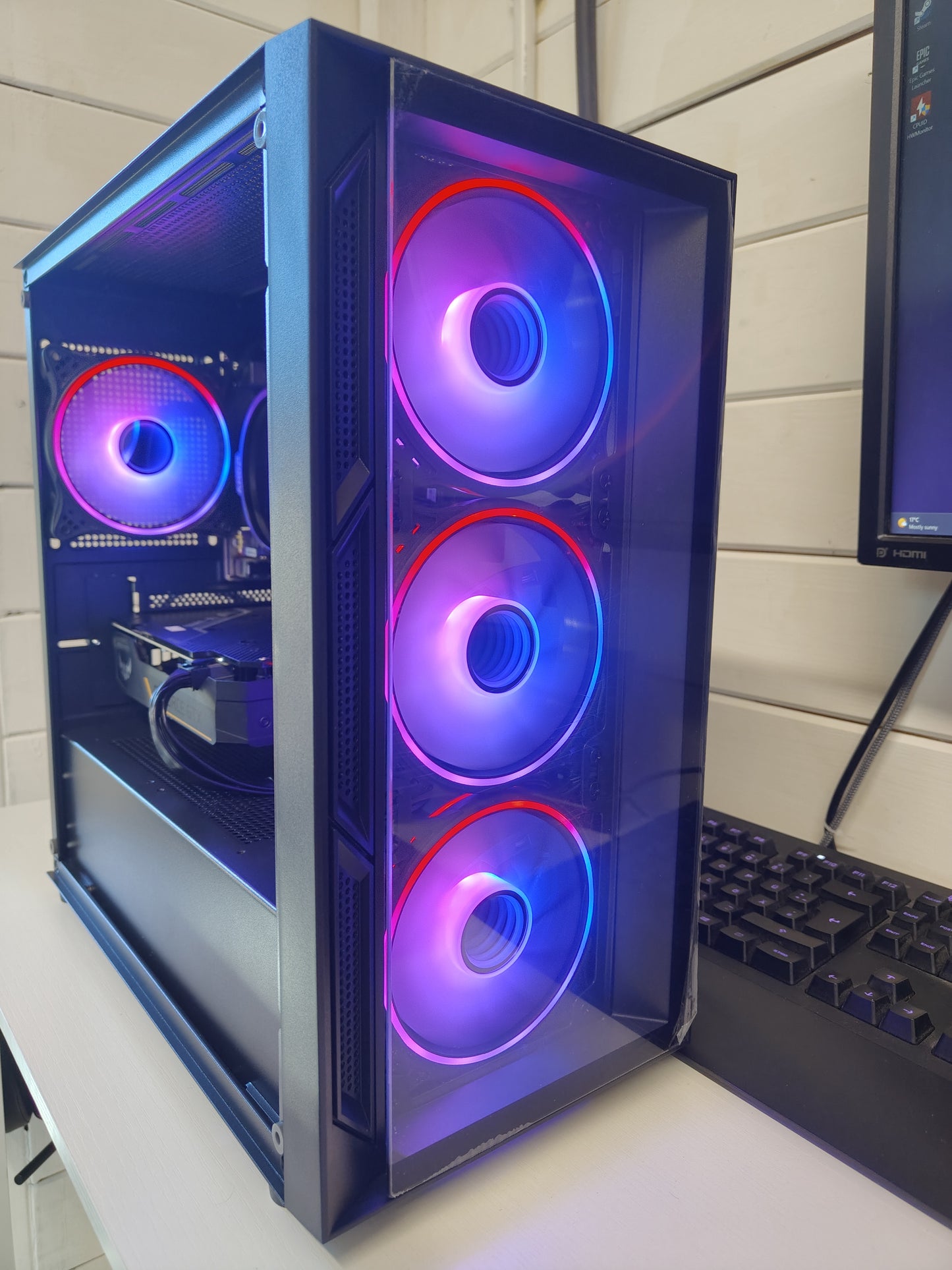 Lucid RGB Gaming PC – Ryzen 5 Pro 2400G | GTX 1660 Ti | 16GB | 1TB SSD | Win 11