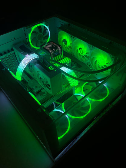 White Titan X3D – Ultimate 1440p Gaming Powerhouse | White Build | DDR5