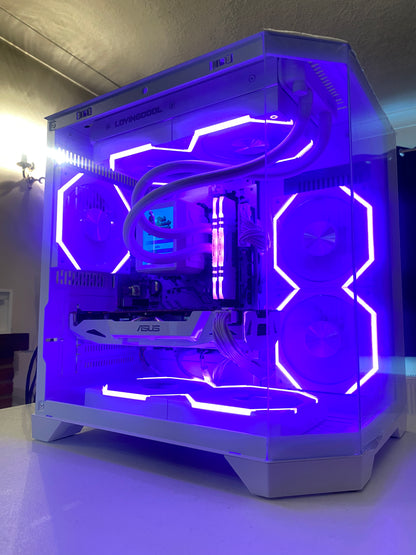 The Polar ❄️ | GTX 1070 8GB Gaming PC | Ryzen Platform | 16GB RAM | 1TB NVMe | RGB | AIO Screen | DDR4