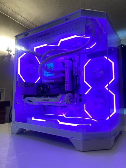 The Polar ❄️ | GTX 1070 8GB Gaming PC | Ryzen Platform | 16GB RAM | 1TB NVMe | RGB | AIO Screen | DDR4