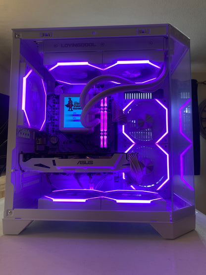 The Polar ❄️ | GTX 1070 8GB Gaming PC | Ryzen Platform | 16GB RAM | 1TB NVMe | RGB | AIO Screen | DDR4