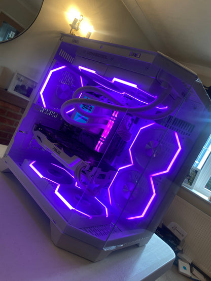 The Polar ❄️ | GTX 1070 8GB Gaming PC | Ryzen Platform | 16GB RAM | 1TB NVMe | RGB | AIO Screen | DDR4