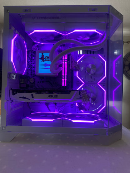 The Polar ❄️ | GTX 1070 8GB Gaming PC | Ryzen Platform | 16GB RAM | 1TB NVMe | RGB | AIO Screen | DDR4