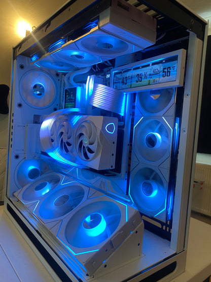 The Summer Final Boss Gaming PC | Ryzen 7 9800X3D | RTX 5070 / 5070 Ti / 5080 | 32GB DDR5 | 2TB Gen5 NVMe | HAVN HS420 White Showcase Build